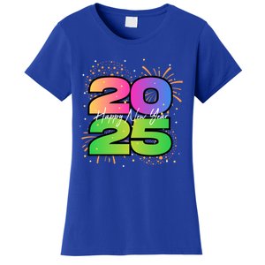 Happy New Year 2025 New Years Party Firework 2025 Loading Cool Gift Women's T-Shirt