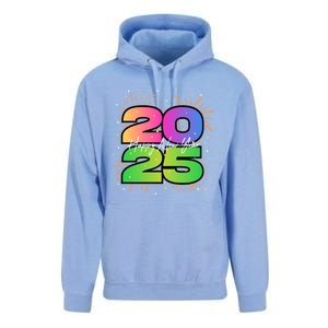 Happy New Year 2025 New Years Party Firework 2025 Loading Cool Gift Unisex Surf Hoodie