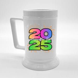 Happy New Year 2025 New Years Party Firework 2025 Loading Cool Gift Beer Stein