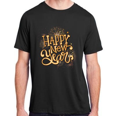 Happy New Year New Years Eve Party Adult ChromaSoft Performance T-Shirt