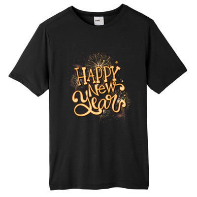 Happy New Year New Years Eve Party Tall Fusion ChromaSoft Performance T-Shirt