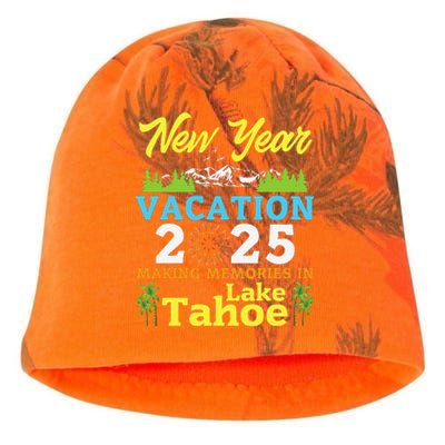 Happy New Year Days Vacation 2025 Making Memories In Tahoe Kati - Camo Knit Beanie