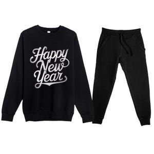 Happy New Year From Family Premium Crewneck Sweatsuit Set