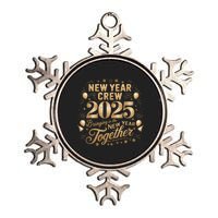 Happy New Year Party 2025 New Year Crew Matching Metallic Star Ornament