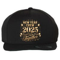 Happy New Year Party 2025 New Year Crew Matching Wool Snapback Cap