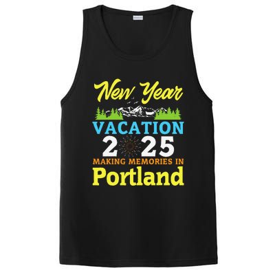 Happy New Year Vacation 2025 Making Memories In Portland PosiCharge Competitor Tank