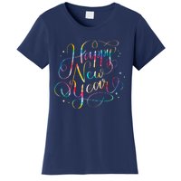 Happy New Years Eve Party Favors 2024 Family Matching Women's T-Shirt