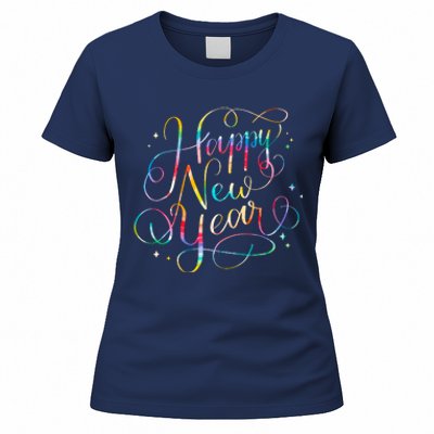 Happy New Years Eve Party Favors 2024 Family Matching Women's T-Shirt