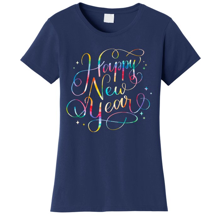 Happy New Years Eve Party Favors 2024 Family Matching Women's T-Shirt