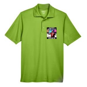 Happy New Year 2025 Boy Girl Funny Trump Men's Origin Performance Pique Polo