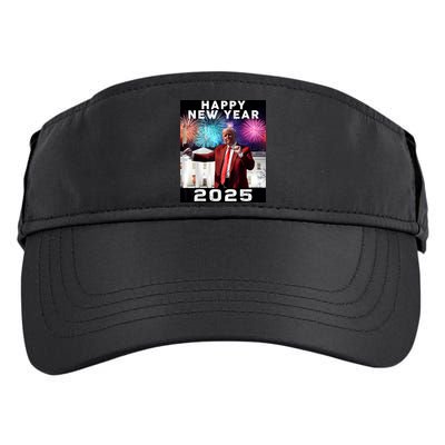 Happy New Year 2025 Boy Girl Funny Trump Adult Drive Performance Visor