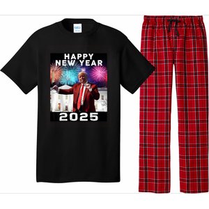 Happy New Year 2025 Boy Girl Funny Trump Pajama Set