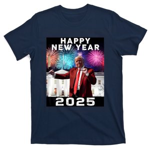 Happy New Year 2025 Boy Girl Funny Trump T-Shirt