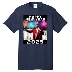 Happy New Year 2025 Boy Girl Funny Trump Tall T-Shirt