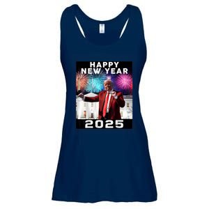 Happy New Year 2025 Boy Girl Funny Trump Ladies Essential Flowy Tank