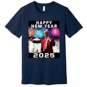 Happy New Year 2025 Boy Girl Funny Trump Premium T-Shirt