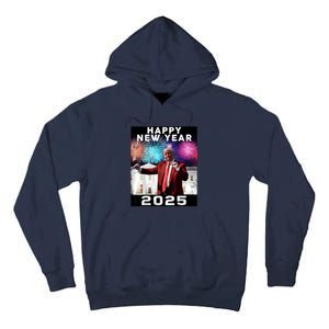 Happy New Year 2025 Boy Girl Funny Trump Tall Hoodie