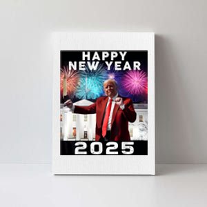 Happy New Year 2025 Boy Girl Funny Trump Canvas