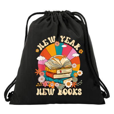 Happy New Year 2024 Readers & Book Lovers Drawstring Bag