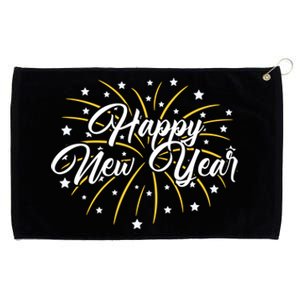 Happy New Year Gift Grommeted Golf Towel