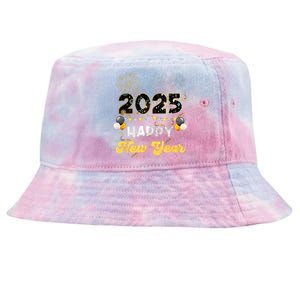 Happy New Year Party 2025 Ballon Family Matching Women Tie-Dyed Bucket Hat