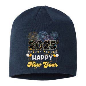 Happy New Year Party 2025 Ballon Family Matching Women Sustainable Beanie