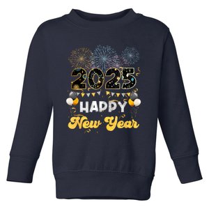 Happy New Year Party 2025 Ballon Family Matching Women Toddler Sweatshirt