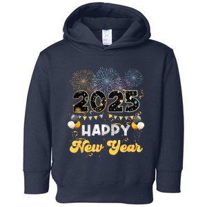 Happy New Year Party 2025 Ballon Family Matching Women Toddler Hoodie