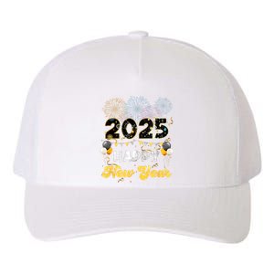 Happy New Year Party 2025 Ballon Family Matching Women Yupoong Adult 5-Panel Trucker Hat