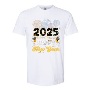 Happy New Year Party 2025 Ballon Family Matching Women Softstyle CVC T-Shirt