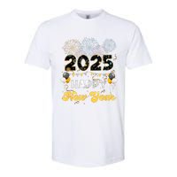 Happy New Year Party 2025 Ballon Family Matching Women Softstyle CVC T-Shirt