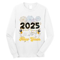 Happy New Year Party 2025 Ballon Family Matching Women Long Sleeve Shirt