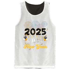 Happy New Year Party 2025 Ballon Family Matching Women Mesh Reversible Basketball Jersey Tank