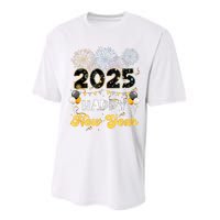 Happy New Year Party 2025 Ballon Family Matching Women Performance Sprint T-Shirt