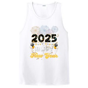 Happy New Year Party 2025 Ballon Family Matching Women PosiCharge Competitor Tank