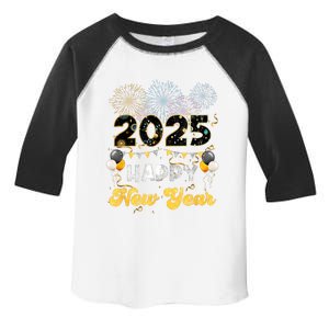 Happy New Year Party 2025 Ballon Family Matching Women Toddler Fine Jersey T-Shirt