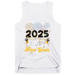 Happy New Year Party 2025 Ballon Family Matching Women Tank Top