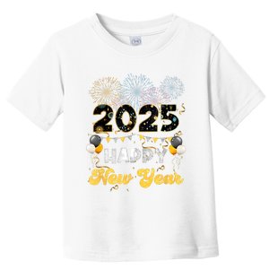 Happy New Year Party 2025 Ballon Family Matching Women Toddler T-Shirt