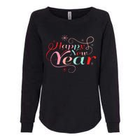 Happy New Year Party Funny New Year's Eve Groovy Womens California Wash Sweatshirt