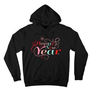 Happy New Year Party Funny New Year's Eve Groovy Tall Hoodie