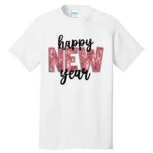 Happy New Year 2025 New YearS Eve Party Countdown Family Tall T-Shirt