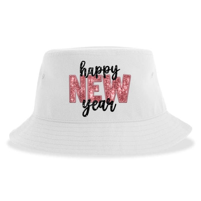 Happy New Year 2025 New YearS Eve Party Countdown Family Sustainable Bucket Hat