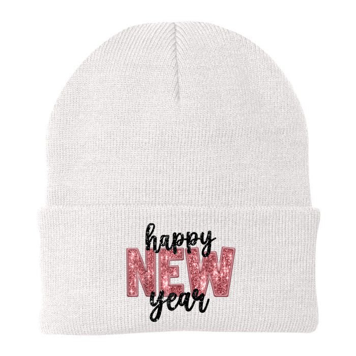 Happy New Year 2025 New YearS Eve Party Countdown Family Knit Cap Winter Beanie