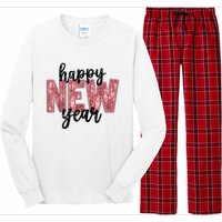 Happy New Year 2025 New YearS Eve Party Countdown Family Long Sleeve Pajama Set