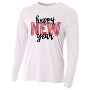 Happy New Year 2025 New YearS Eve Party Countdown Family Cooling Performance Long Sleeve Crew