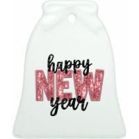 Happy New Year 2025 New YearS Eve Party Countdown Family Ceramic Bell Ornament