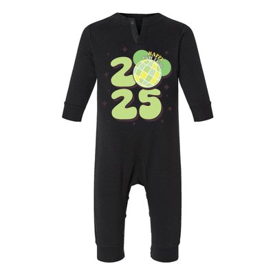 Happy New Year 2025 Holiday New Year Eve Infant Fleece One Piece