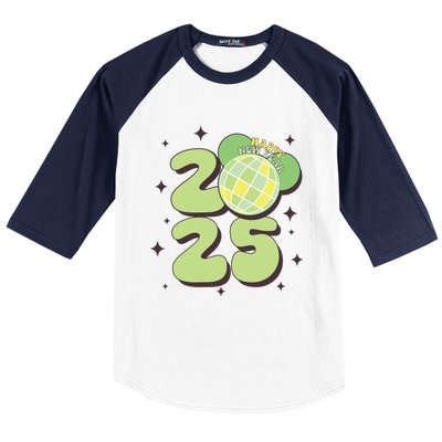 Happy New Year 2025 Holiday New Year Eve Baseball Sleeve Shirt