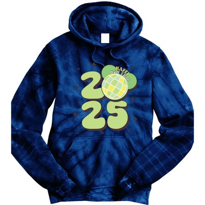 Happy New Year 2025 Holiday New Year Eve Tie Dye Hoodie