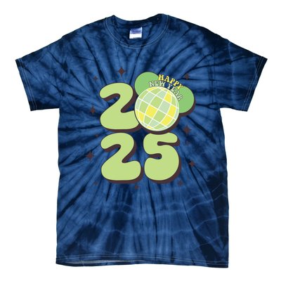 Happy New Year 2025 Holiday New Year Eve Tie-Dye T-Shirt